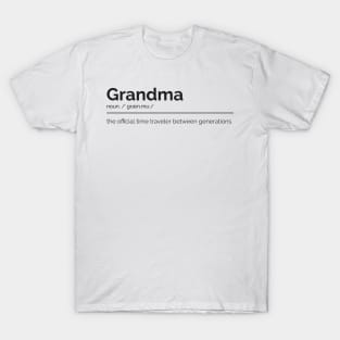 Grandmother Dictionary Definition T-Shirt